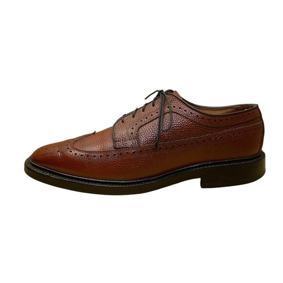 Allen Edmonds Men’s Brown Leather Classic Brogue Wingtip Dress Shoes Size 8.5c main image 3